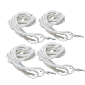 white Irish dancing pump laces